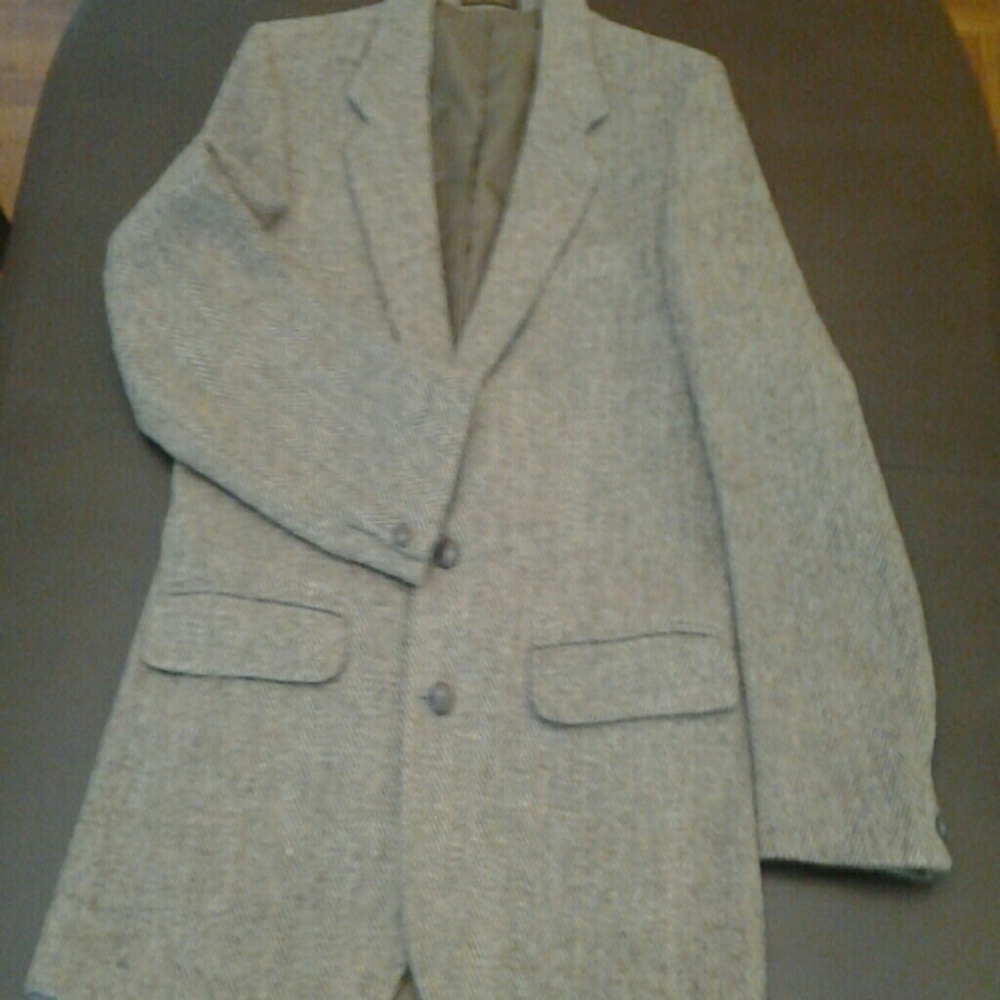 Hawusi Tweed men jackets  2 button